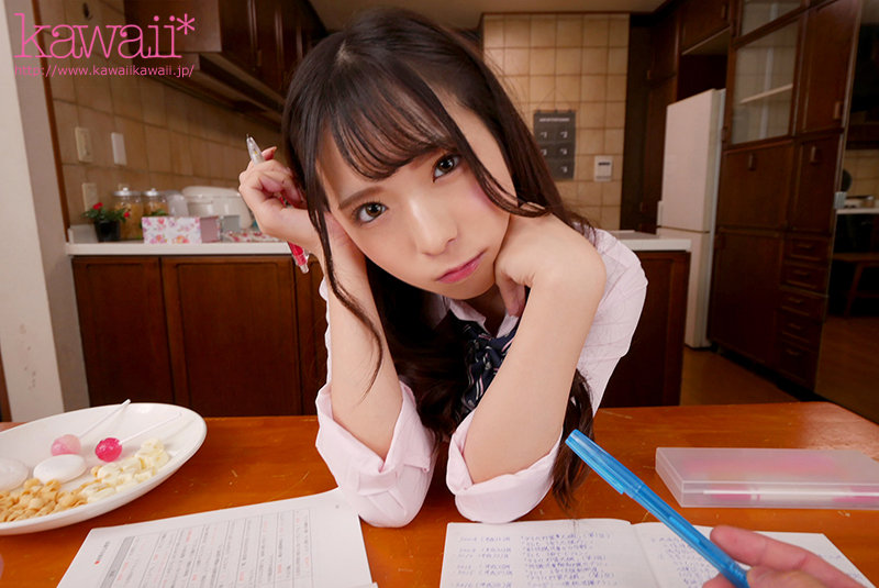 【VR】ASMR×顔面特化 家庭教師のボクに至近距離で密着ささやき誘惑してくる小悪魔えちえち生徒 天音ゆい(kavr00202) シーン2