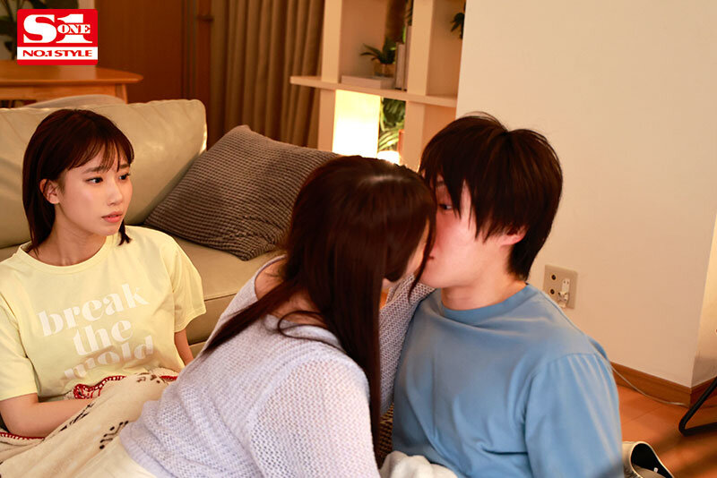 Gカップ同級生2人組が僕の家で勉強合宿!休憩の度にエロいことが! 安達夕莉 宇野みれい(sone00269) シーン3